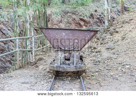 Trolley Used In The Construction Of Railways World War Ii
