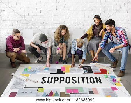 Supposition Prediction Logic Ideas Concept