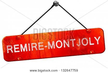 remire-montjoly, 3D rendering, a red hanging sign