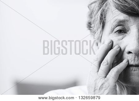 Loneliness And Old Age Appear In Shades Of Gray