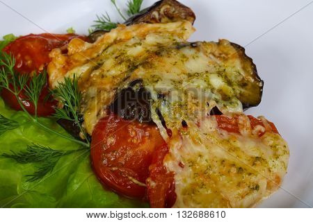 Vegerables Baked With Cheese