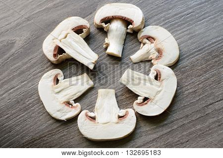 Cut Champignons