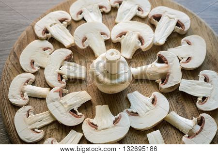 Cut Champignons