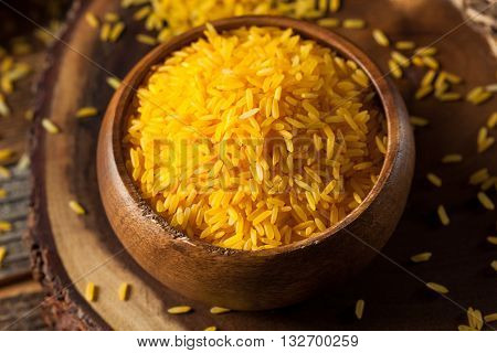 Raw Organic Yellow Saffron Rice