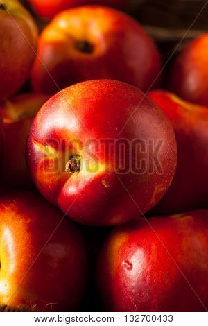 Healthy Organic Raw Ripe Nectarines