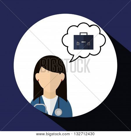 Medical care concept with icon design, vector illustration 10 eps graphic.