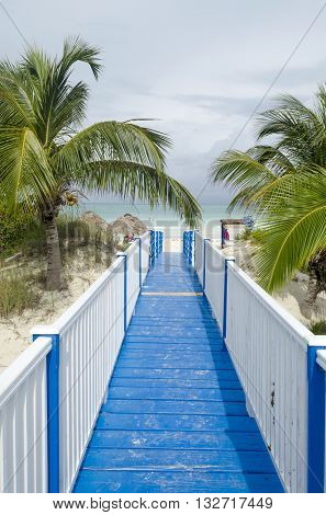 Entrance to the Playa Pilar in Cayo Guillermo - Ciego de Avila Province, Cuba.