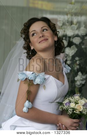  Sposa con un Bouquet