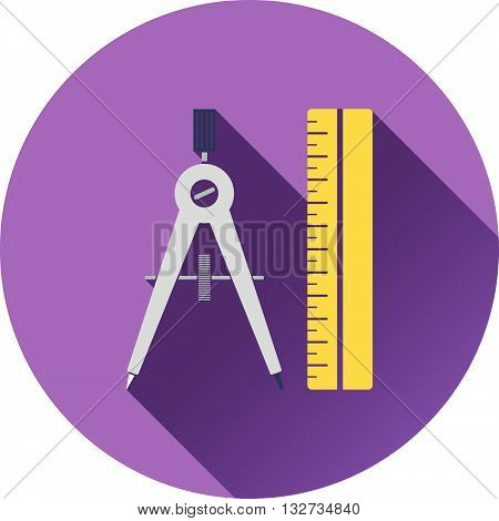 Flat Design Icon Of  Ui Colors