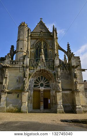Serans France - march 14 2016 : the saint denis chirch
