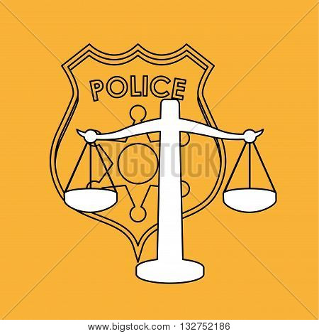 Law concept with icon design, vector illustration 10 eps graphic.