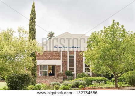 CRADOCK SOUTH AFRICA - FEBRUARY 19 2016: The Victory Family Church in Cradock a medium sized town in the Eastern Cape Province