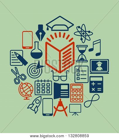 School And Business Education Icons