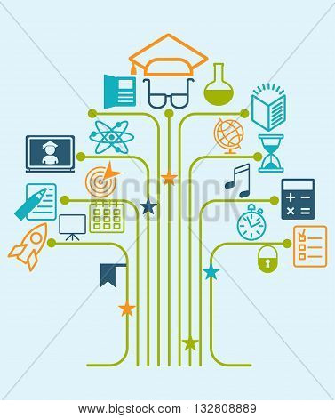 School And Business Education Icons