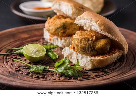 Vada Pav or Vada Paav is a famous Indian street food