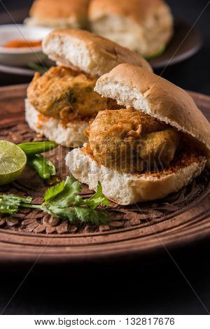 Vada Pav or Vada Paav is a famous Indian street food