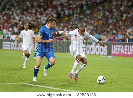 Uefa Euro 2012 Quarter-final Game England V Italy