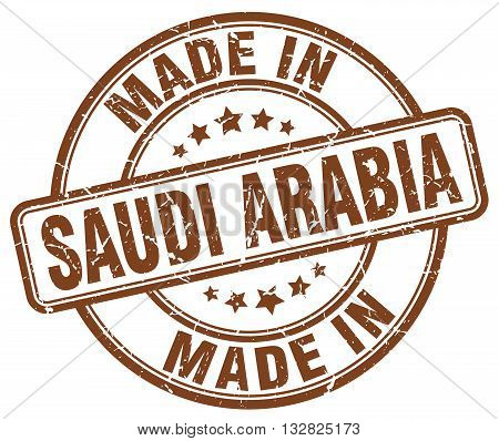 made in Saudi Arabia brown round vintage stamp.Saudi Arabia stamp.Saudi Arabia seal.Saudi Arabia tag.Saudi Arabia.Saudi Arabia sign.Saudi.Arabia.Saudi Arabia label.stamp.made.in.made in.