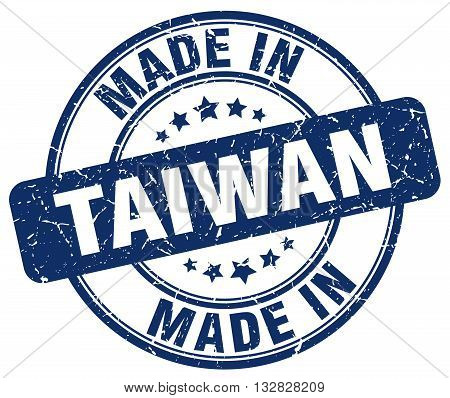 made in Taiwan blue round vintage stamp.Taiwan stamp.Taiwan seal.Taiwan tag.Taiwan.Taiwan sign.Taiwan.Taiwan label.stamp.made.in.made in.