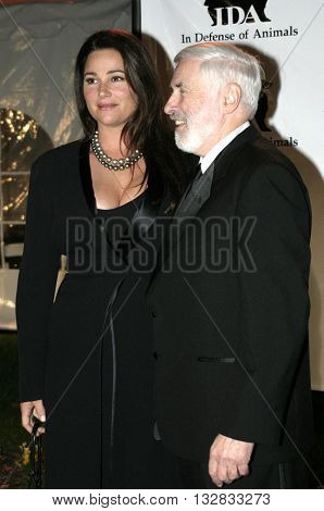 Keeley Shaye Smith and Dr. Elliott Katz at the 'In Defense of Animals Hosts 2nd Annual Guardian Award' at the Paramount Studios in Los Angeles, USA on October 30, 2004.