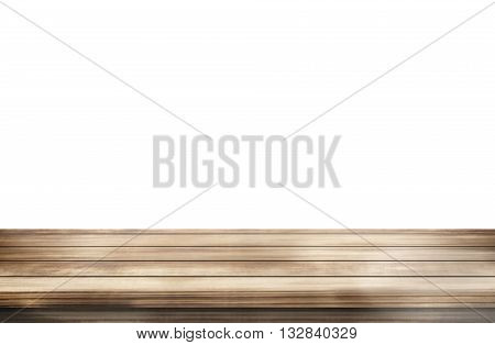 front view isolated wood desk graphic illustration image design