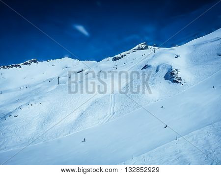 This beautiful snowy mountain situated in mt. Titles switzerland