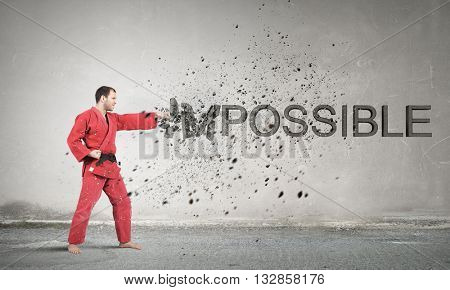 Krate man in action