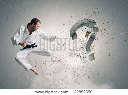 Krate man in action