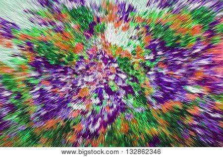 Color Extrusion Floral Background, Bright Colorful Abstract, Extrusion Blocks And Pyramids, The Grad