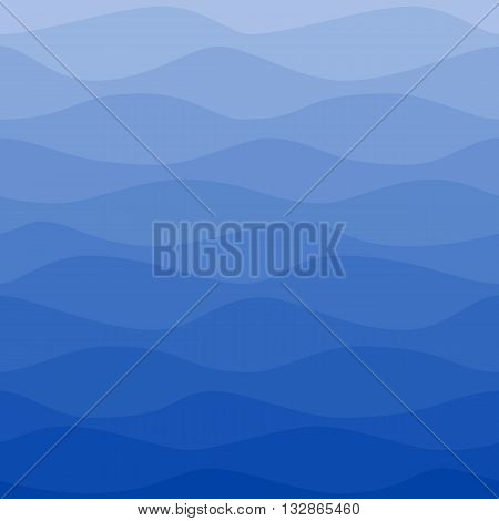 Seamless nautical pattern. Gradual color waves. Graphic design element for web sites, stationary printables, fabric, scrapbooking etc.