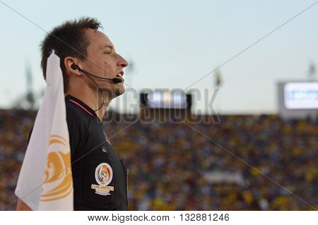 Soccer Linesman During Copa America Centenario