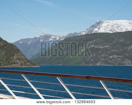 a cruise through the famous norwegian fjoerds