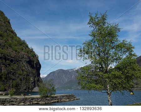 the wonderfull fjoerd of flam in norway