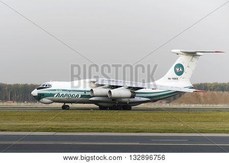 Cargo Airplane Il-76Td Alrosa Airlines
