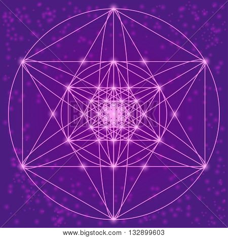 Sacred Geometry Symbols And Elements.