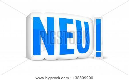 german language new 3D graphic illustration modern image graphic