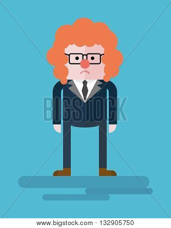 Businessman Clown And A Buffoon