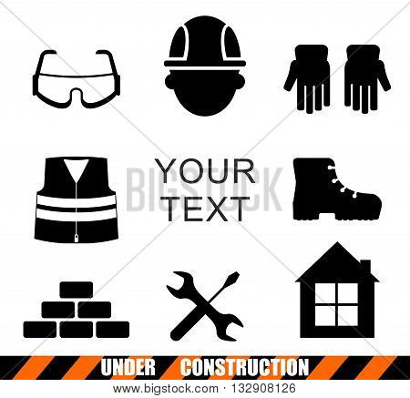 Set Of Construction Tools.