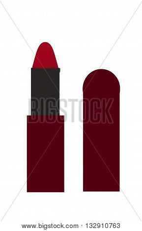 Red wine beauty glamour lipstick - makeup