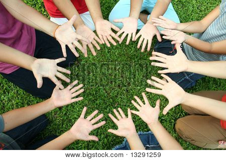 多文化共生の手