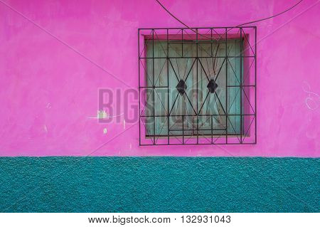 SUCHITOTO EL SALVADOR - MAY 07 : Architectural details in Suchitoto El Salvador on May 07 2016. the colonial town of Suchitoto built by the Spaniards in the 18th century