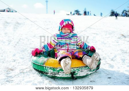 Little Girl On The Tube