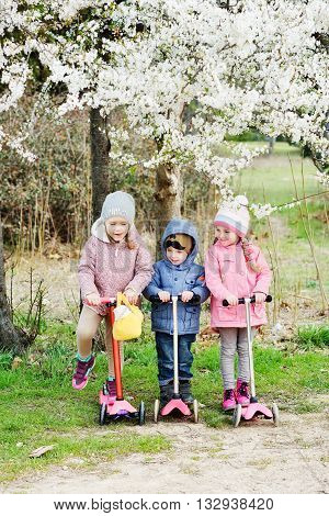Three Happy Children