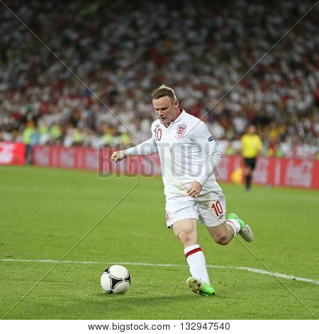 Uefa Euro 2012 Quarter-final Game England V Italy