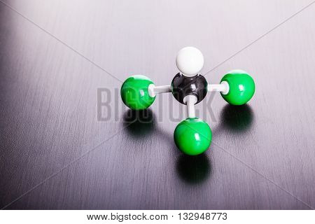 Chloroform Moleculear Structure Model