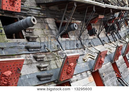 Yksityiskohta Neptune Galleon
