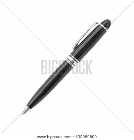 The pen isolated on white background. black color
