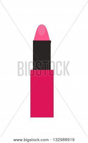 Neon Pink beauty glamour lipstick - makeup