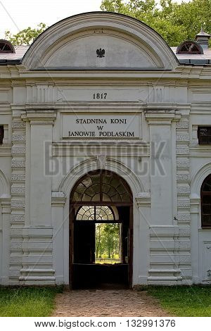Janow Podlaski, Poland - May 29: Stud in Janow Podlaski on May 29, 2016 in Poland