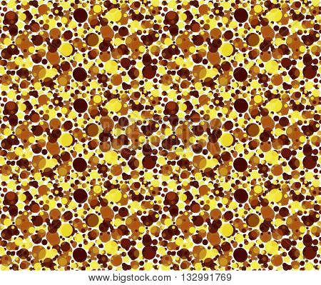vector seamless pattern yellow and brown dots pattern textile pattern geometric pattern